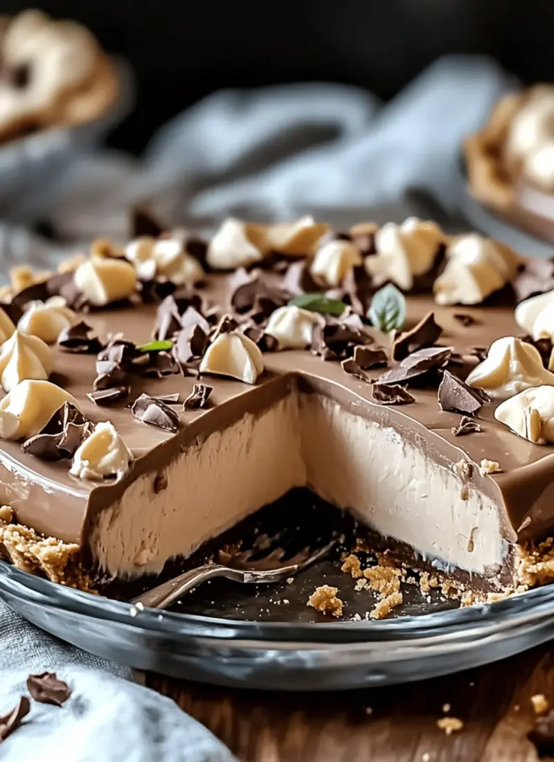 No-Bake Cream Cheese Peanut Butter Pie