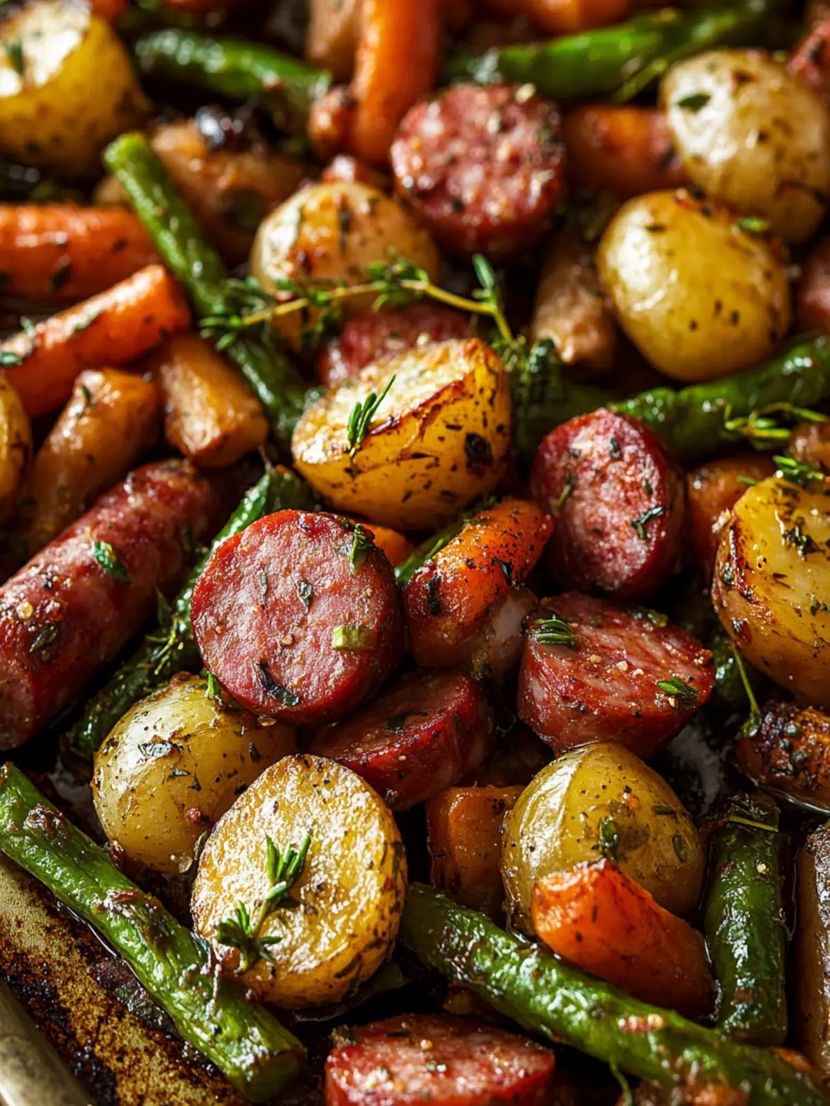 Kielbasa Sheet Pan Dinner