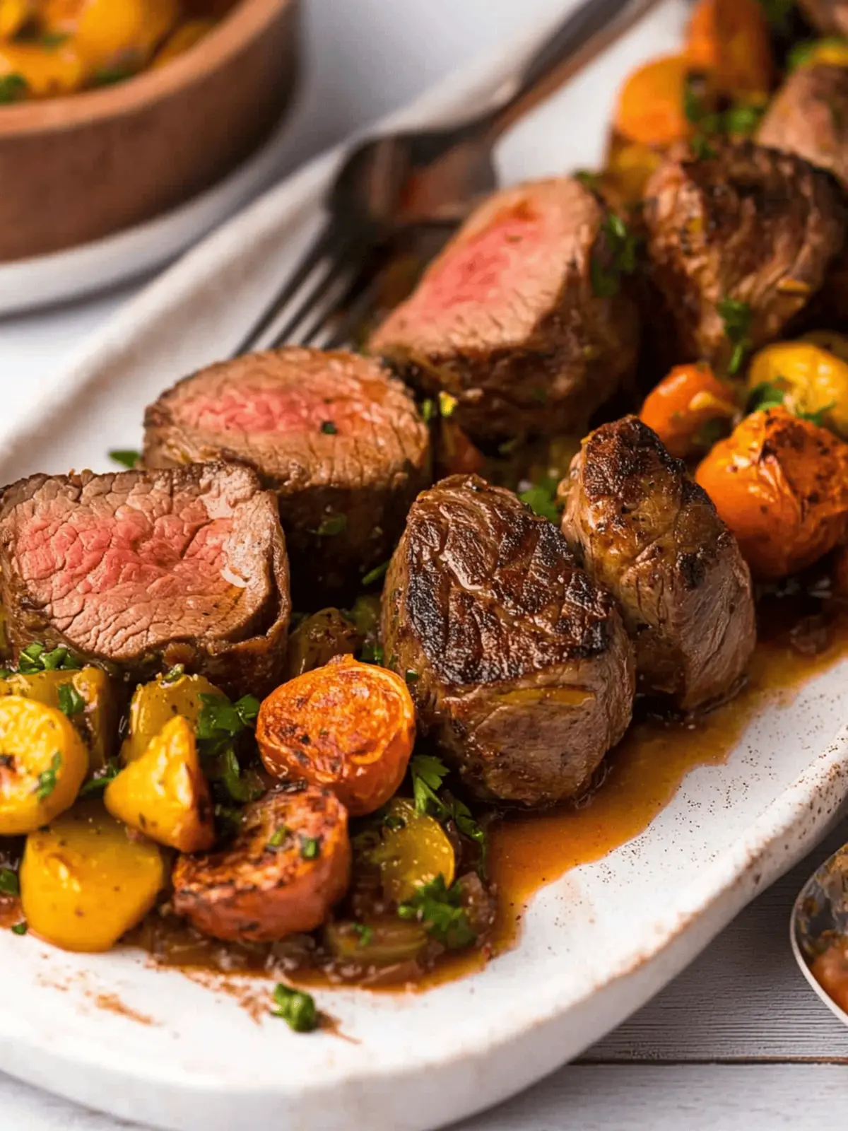 Pan Roasted Beef Tenderloin Medallions for an Elegant Dinner 5 Pan Roasted Beef Tenderloin Medallions