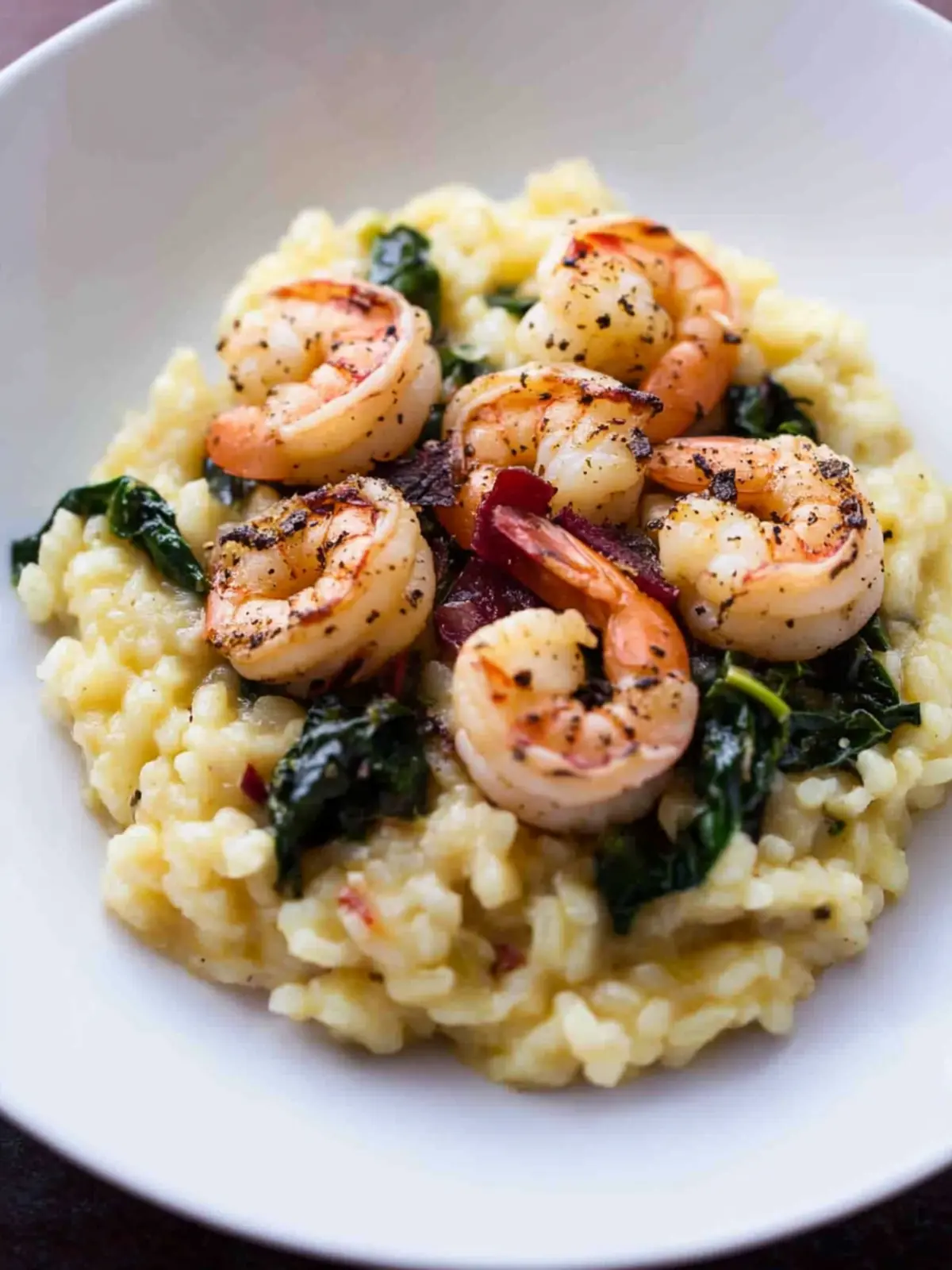 Shrimp and Swiss Chard Risotto