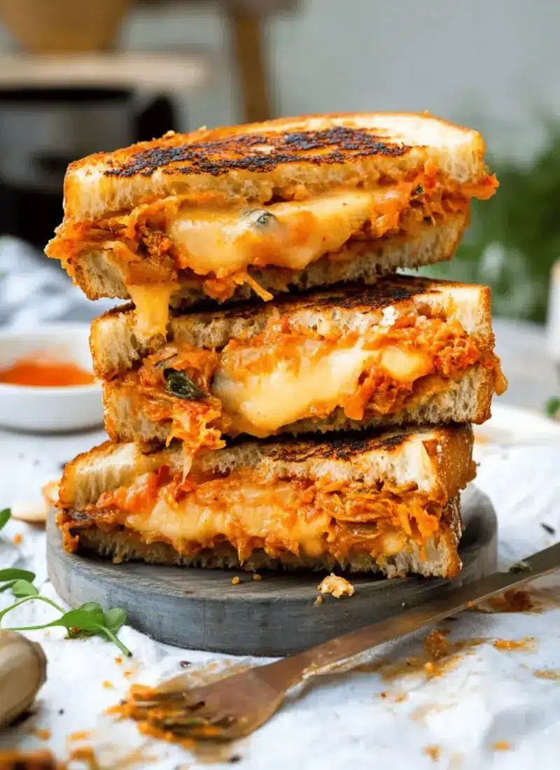 Kimchi Grilled Cheese Sandwich