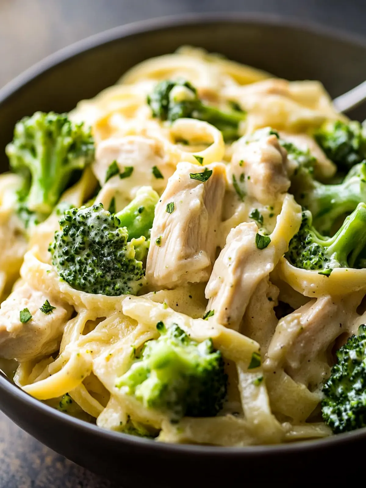 Crock Pot Chicken Alfredo with Broccoli