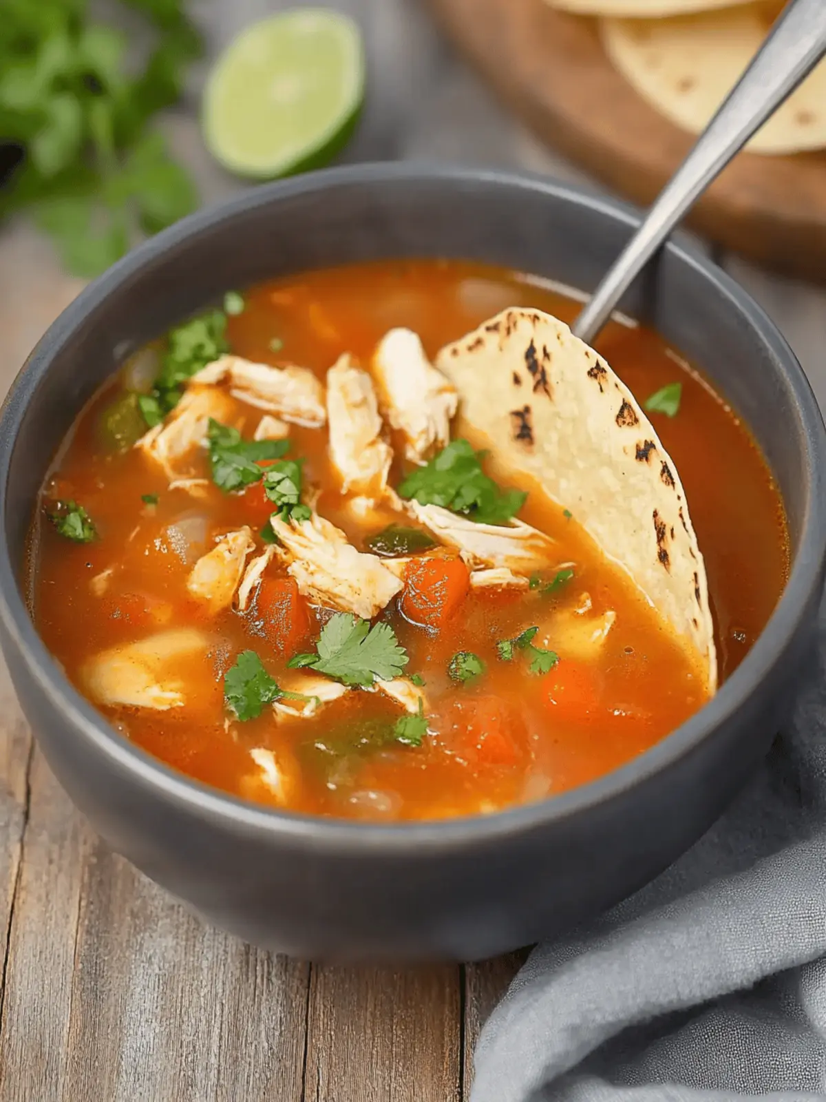 Flavorful Crunchy Tortilla & Chicken Soup for Cozy Nights 3 Crunchy Tortilla & Chicken Soup