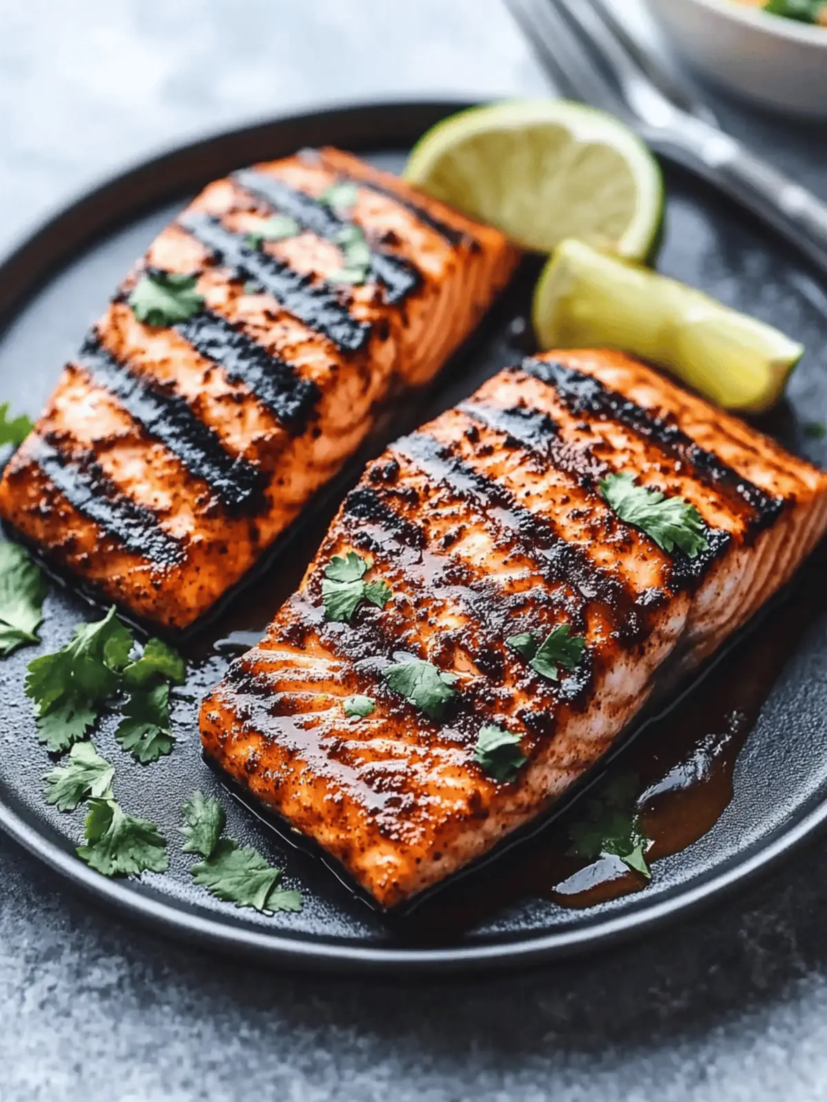 Irresistible Cajun Grilled Salmon with Honey Butter Bliss