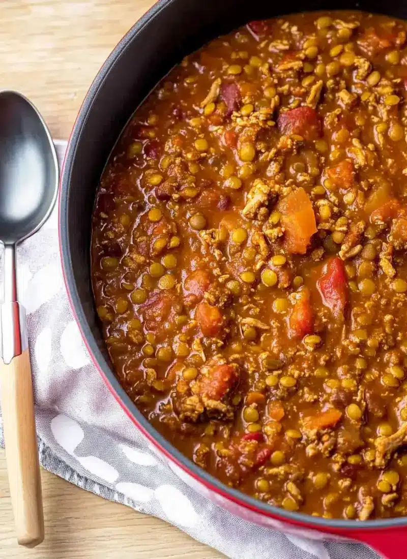 Lentil Turkey Chili