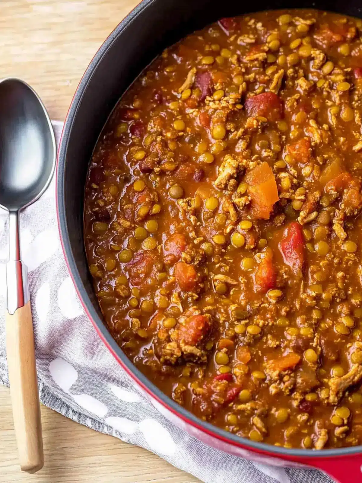 Delicious Lentil Turkey Chili for Heartwarming Meals at Home 5 Lentil Turkey Chili