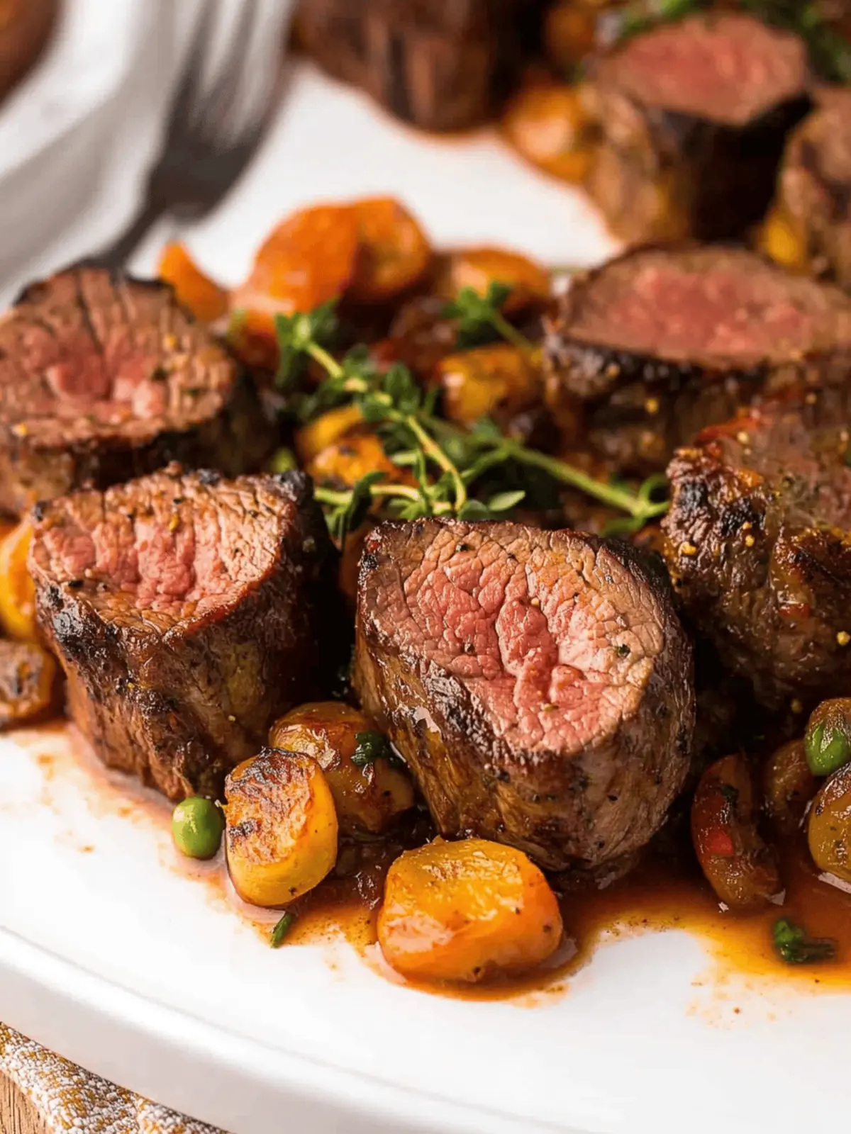 Pan Roasted Beef Tenderloin Medallions for an Elegant Dinner 4 Pan Roasted Beef Tenderloin Medallions