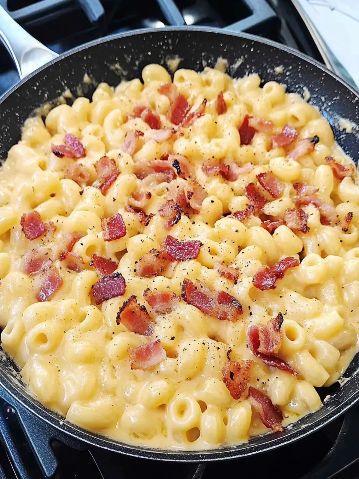 One Skillet Bacon Mac and Cheese With a Smoky Twist 3 Easy One Skillet Bacon Mac And Cheese With A Twist