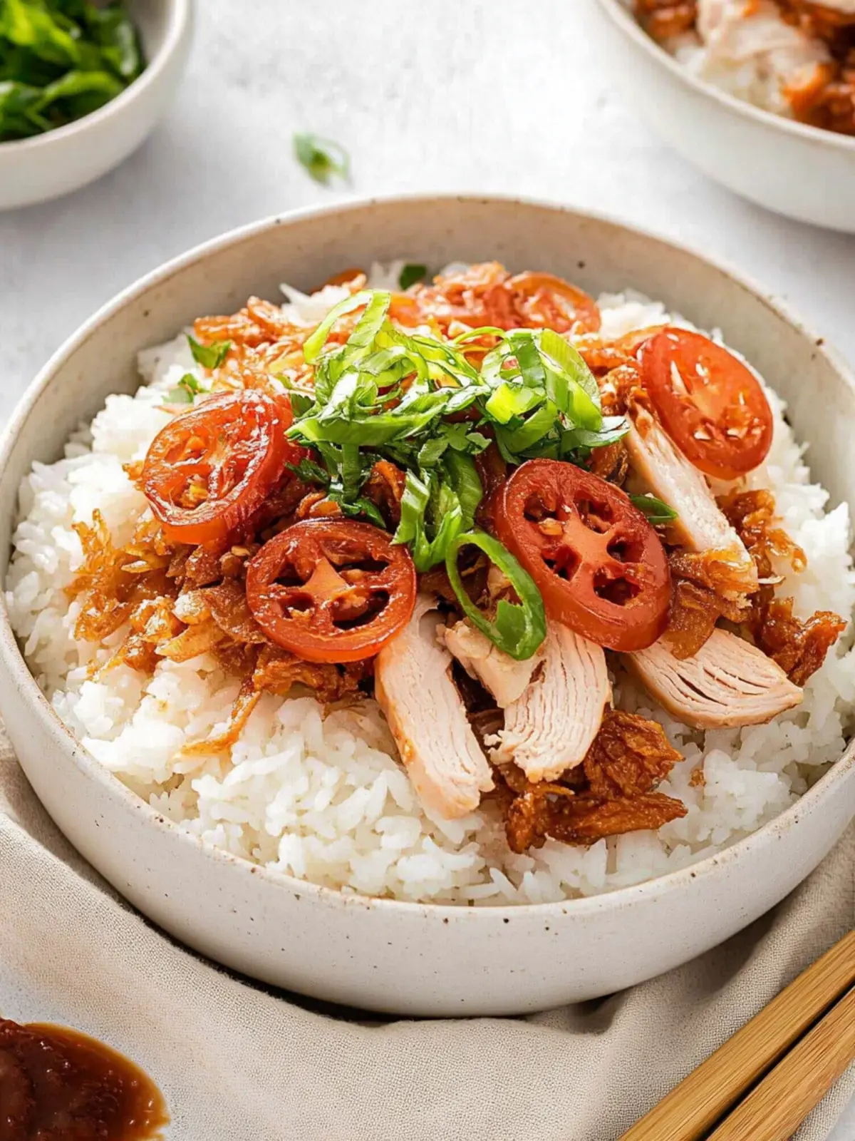 Delicious Vietnamese Sticky Rice with Chicken (Xôi gà) Recipe 2 Vietnamese Sticky Rice with Chicken (Xôi gà)