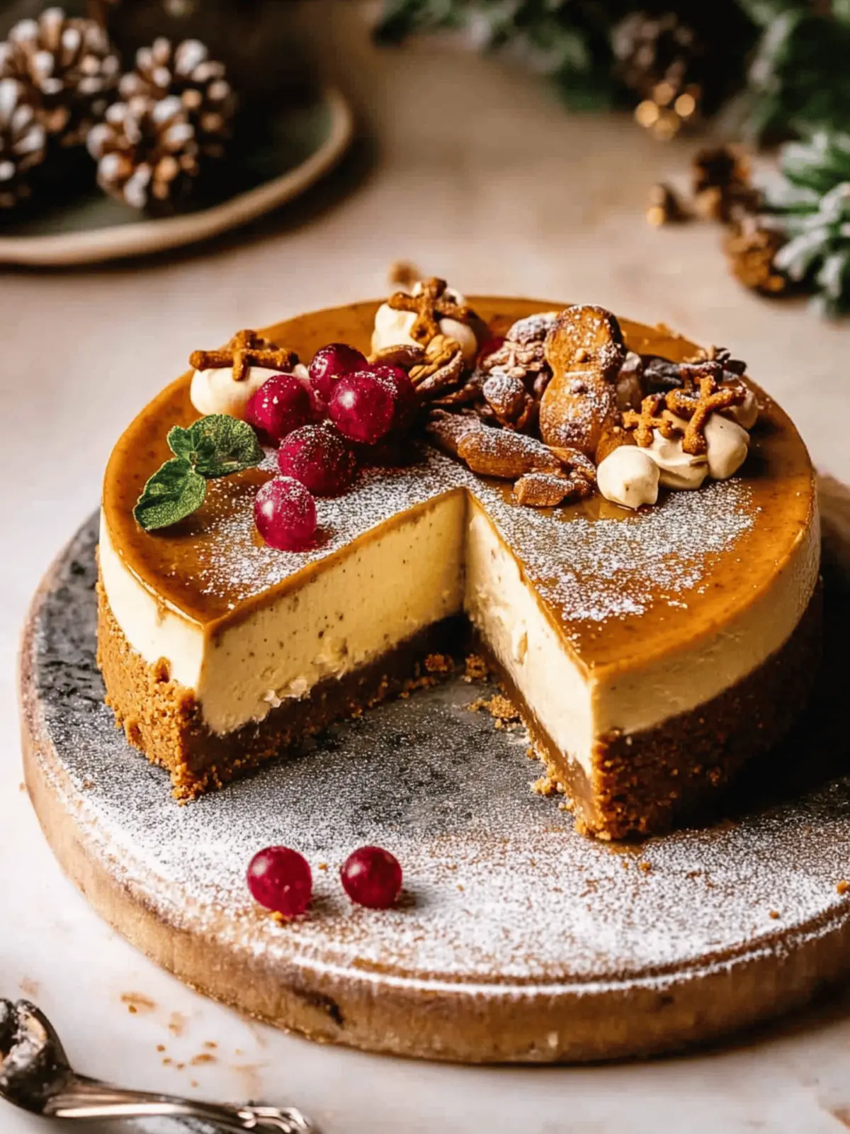 Gingerbread Cheesecake