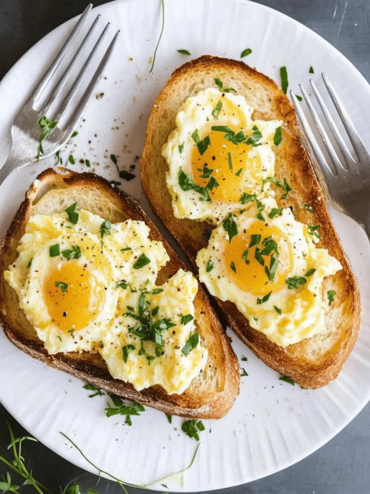 Perfect Egg Tartines