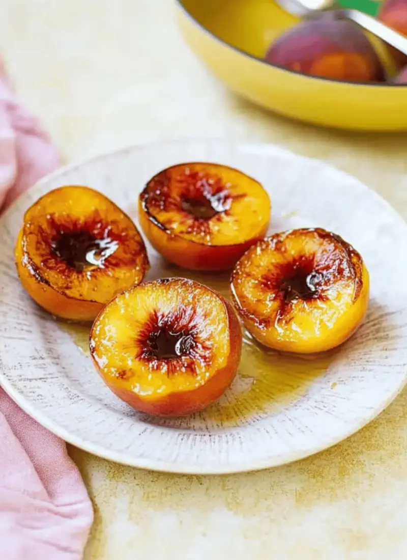 Easy Air Fryer Peaches