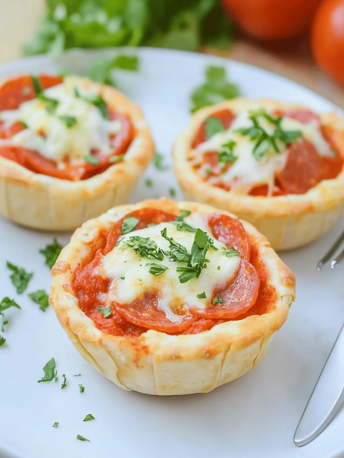 Mini Pepperoni Pizza Bowls