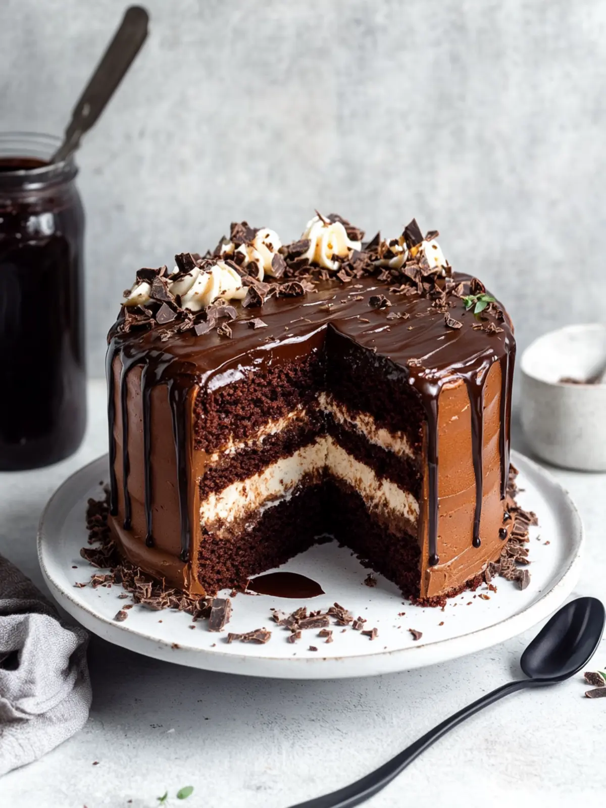 Irresistible Chocolate Turtle Cake with Caramel Pecan Bliss 3 Chocolate Turtle Cake