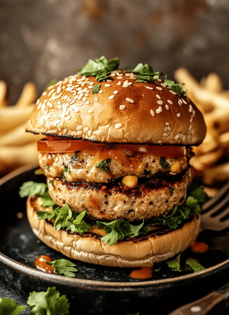 Spicy Southwest Turkey Burgers [35 Minutes]