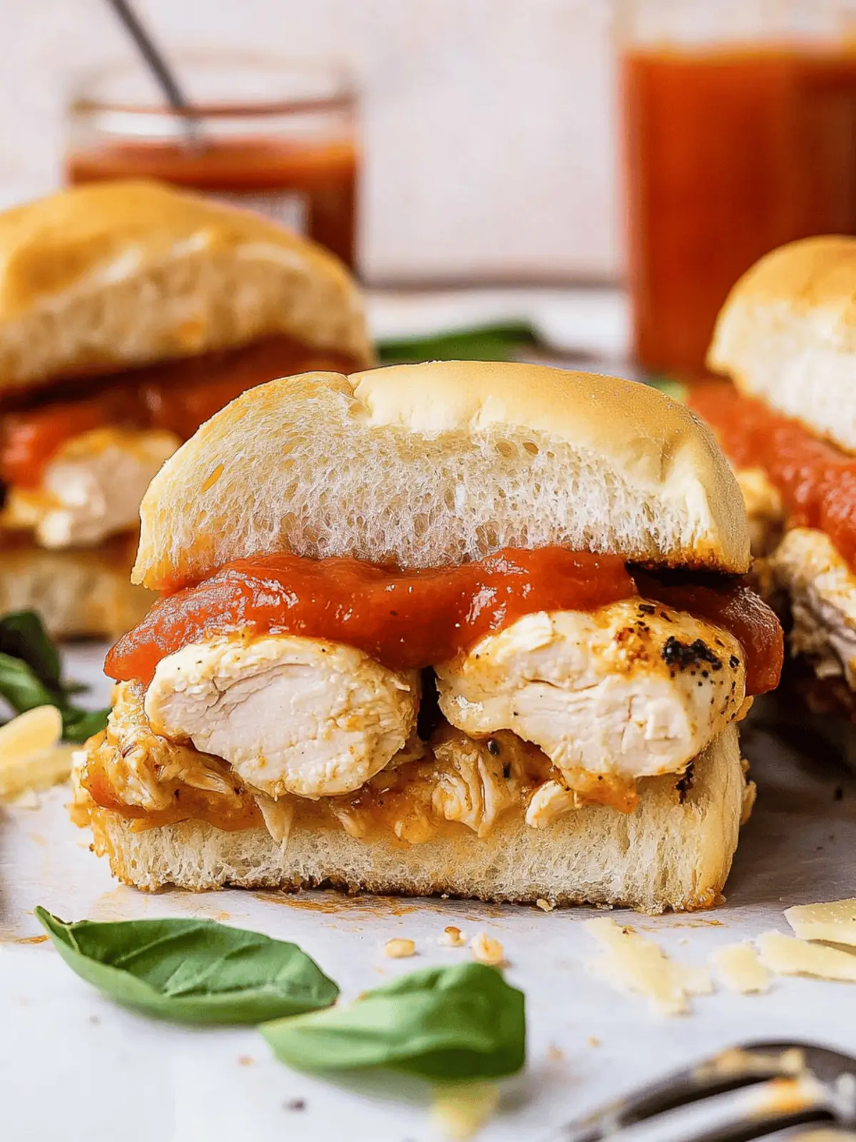 Chicken Parmesan Subs