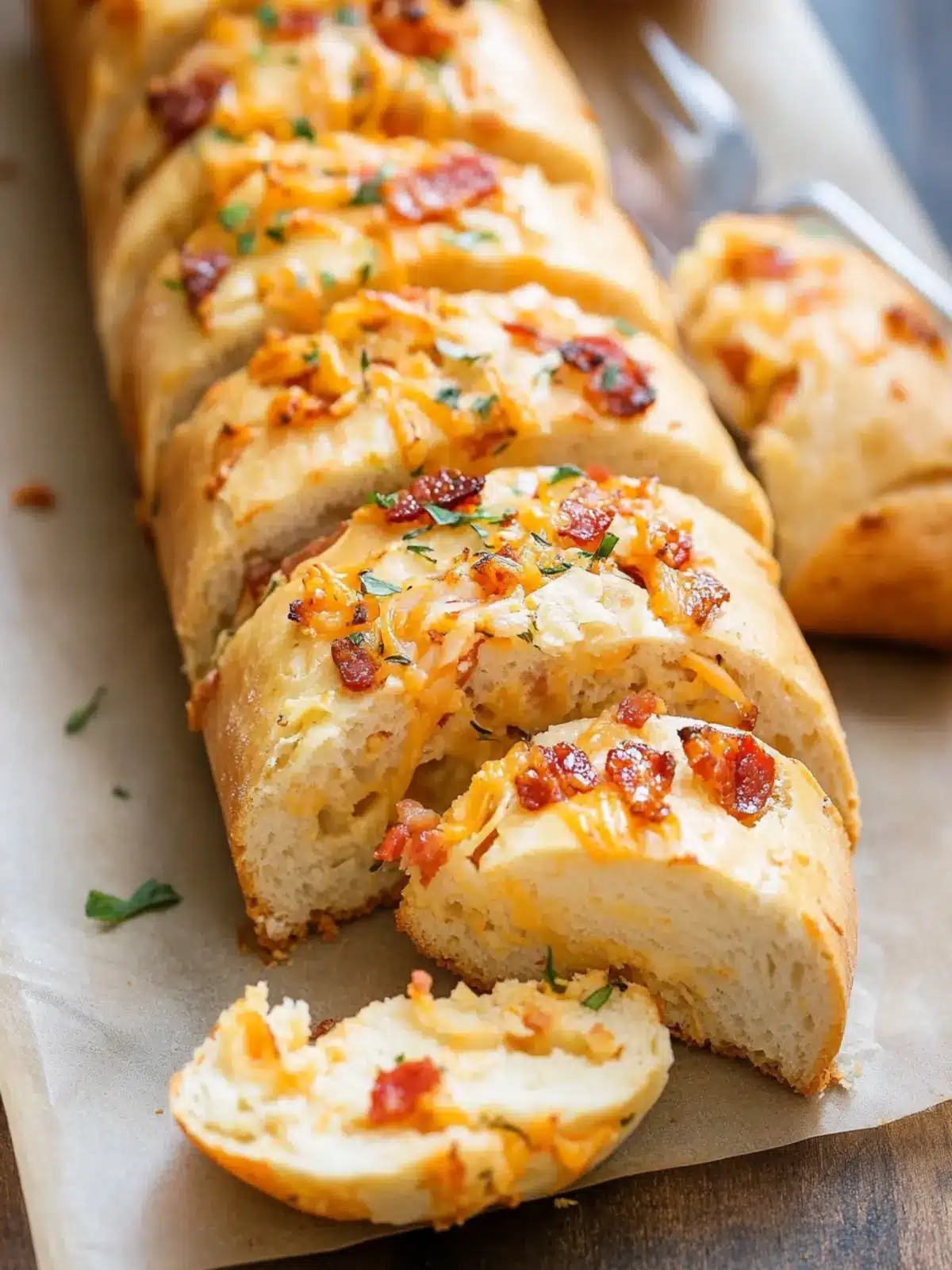 Bacon Cheddar Loaf – Quick Comfort Food That Wows! 4 Bacon Cheddar Loaf