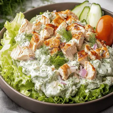 Tzatziki Chicken Salad with Rotisserie Chicken