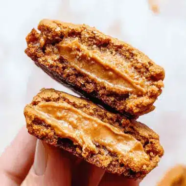 Biscoff Cookie Butter Cookies with Lava Center