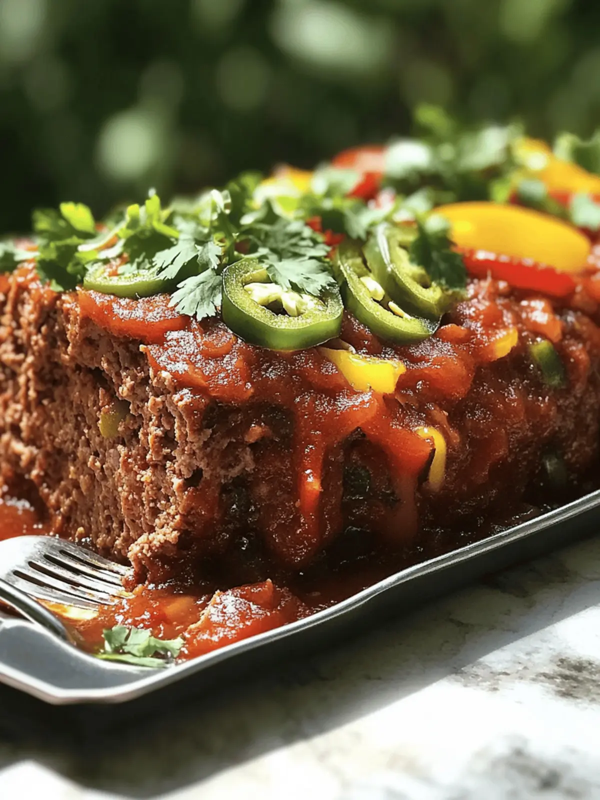 Tex-Mex Meatloaf Packed with Flavor and Comfort