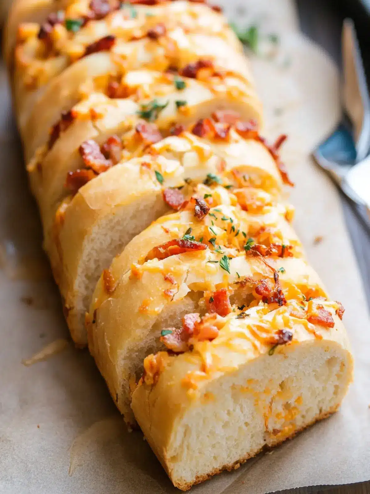 Bacon Cheddar Loaf – Quick Comfort Food That Wows! 5 Bacon Cheddar Loaf