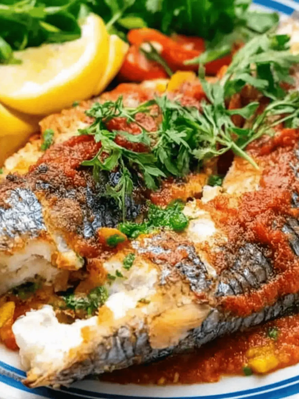 Baked Whole Catfish