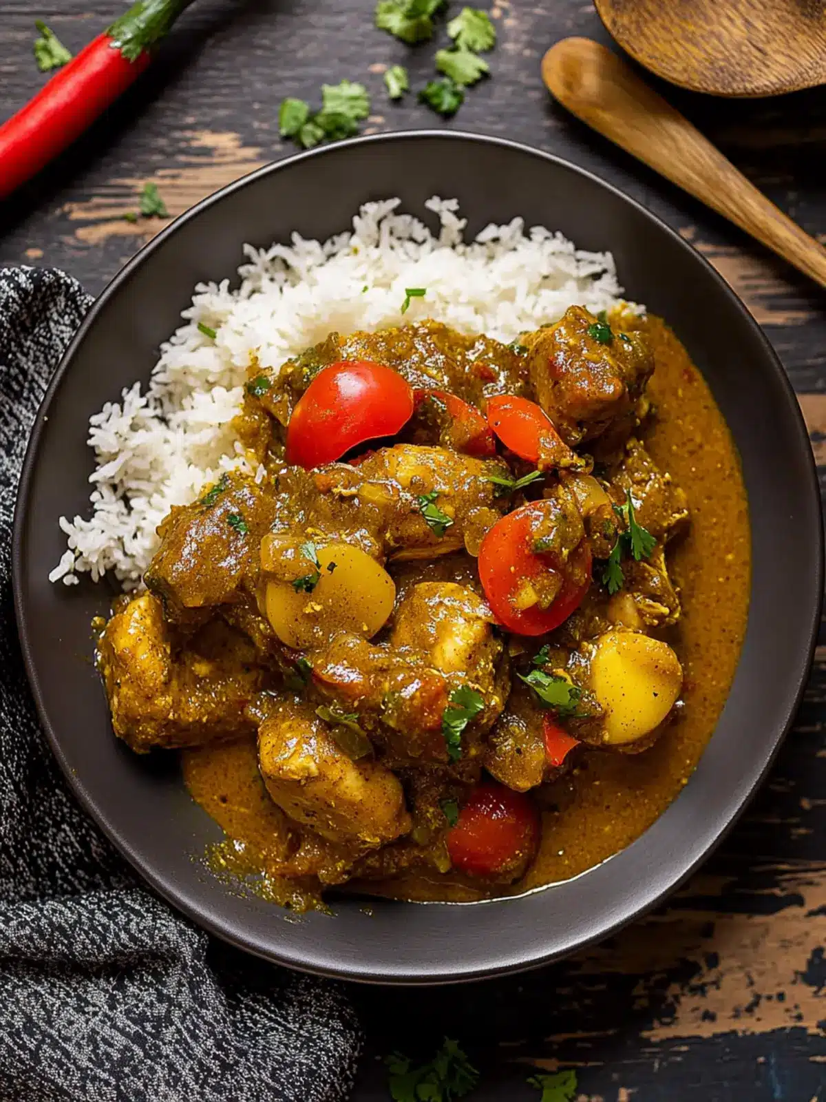 Authentic Jamaican Curry Chicken: A Taste of Caribbean Bliss 2 Authentic Jamaican Curry Chicken