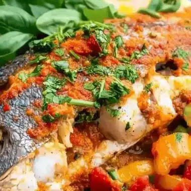 Baked Whole Catfish