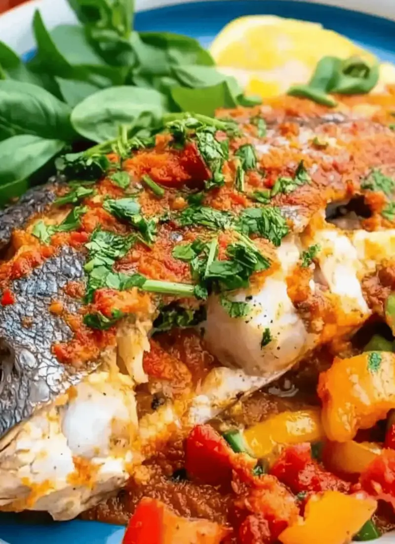 Baked Whole Catfish