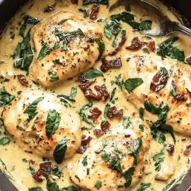 25-Minute Creamy Tuscan Chicken (No Dairy)
