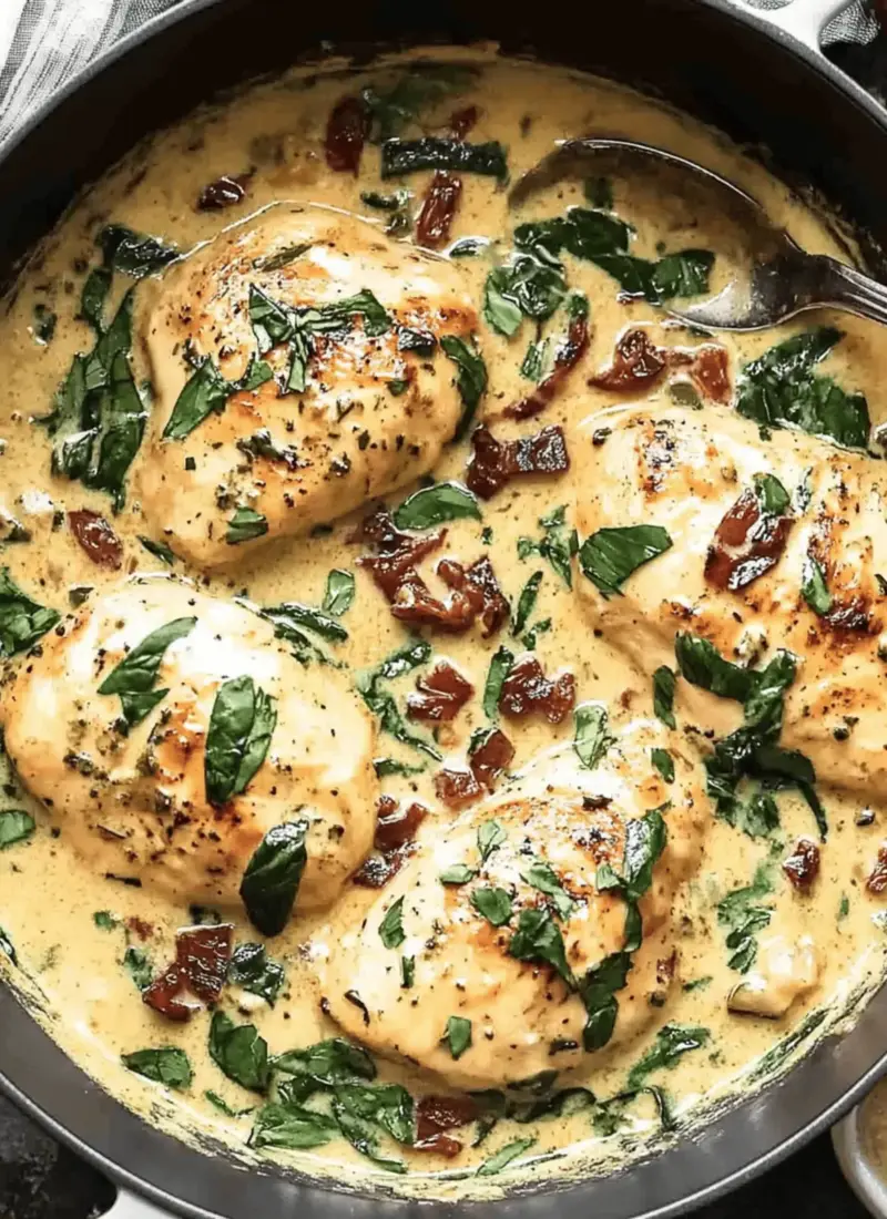 25-Minute Creamy Tuscan Chicken (No Dairy)