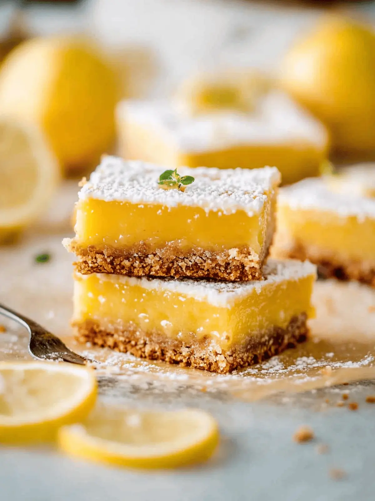 Delicious Lemon Bars with Graham Cracker Crust for Summer Fun 5 Lemon Bars with Graham Cracker Crust