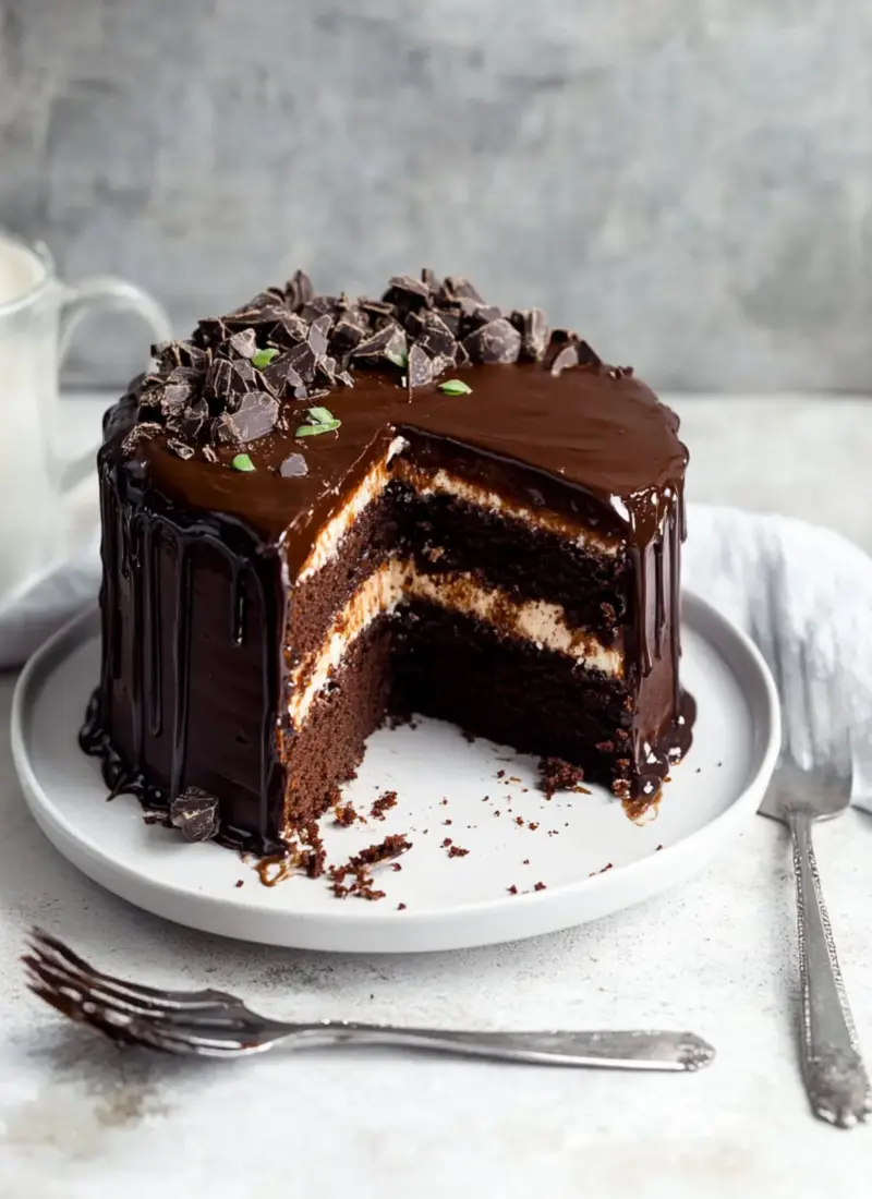 Chocolate Turtle Cake