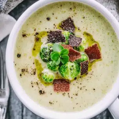 The Best Brussels Sprout Soup with Bacon You’ll Love 9 The Best Brussels Sprout Soup!