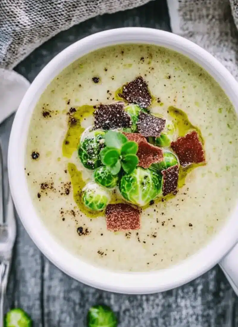 The Best Brussels Sprout Soup!
