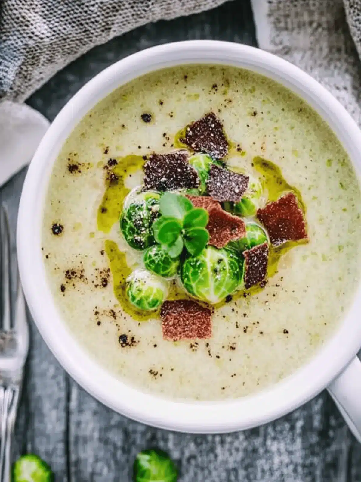 The Best Brussels Sprout Soup with Bacon You’ll Love 5 The Best Brussels Sprout Soup!