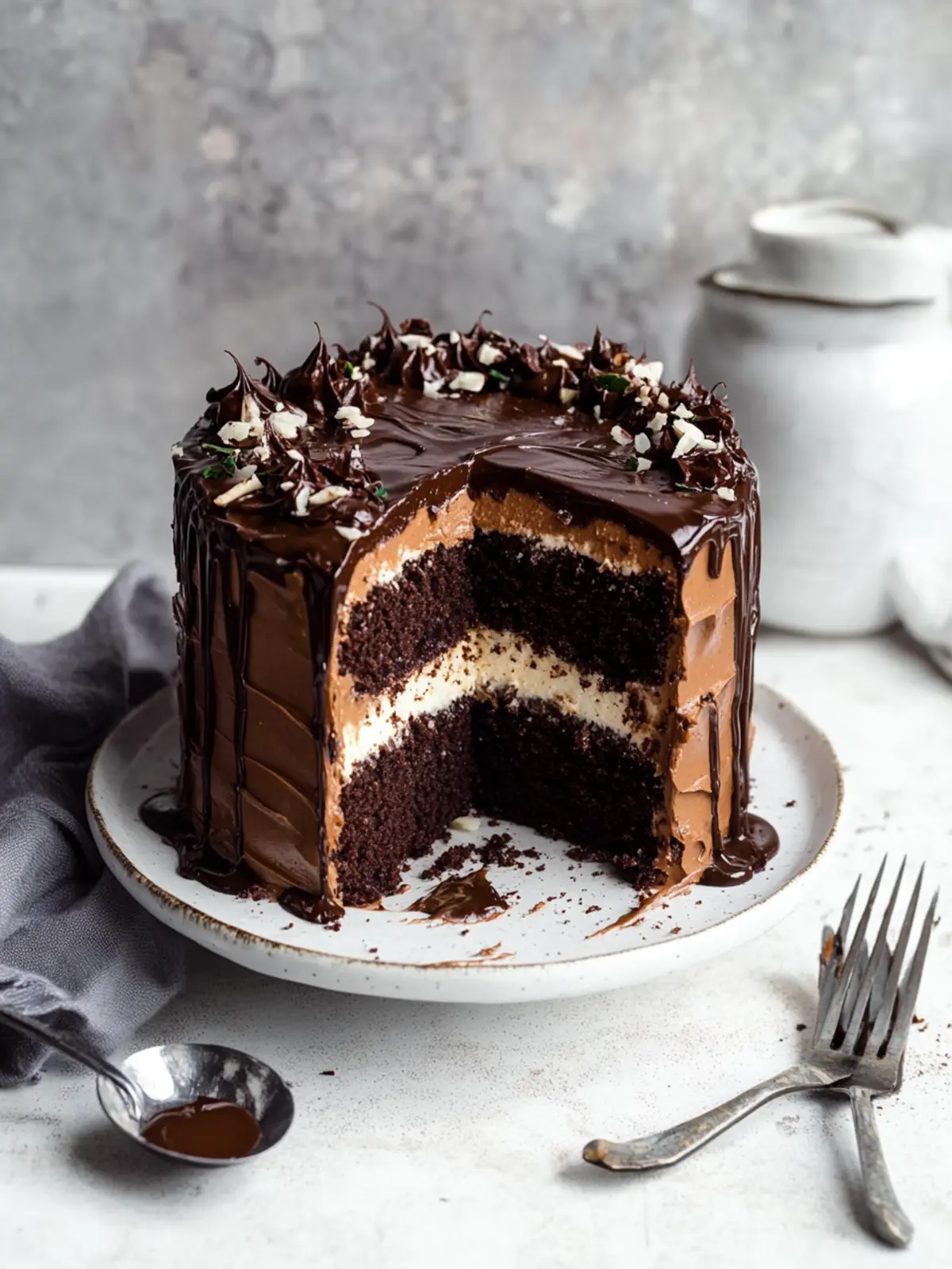 Irresistible Chocolate Turtle Cake with Caramel Pecan Bliss 2 Chocolate Turtle Cake