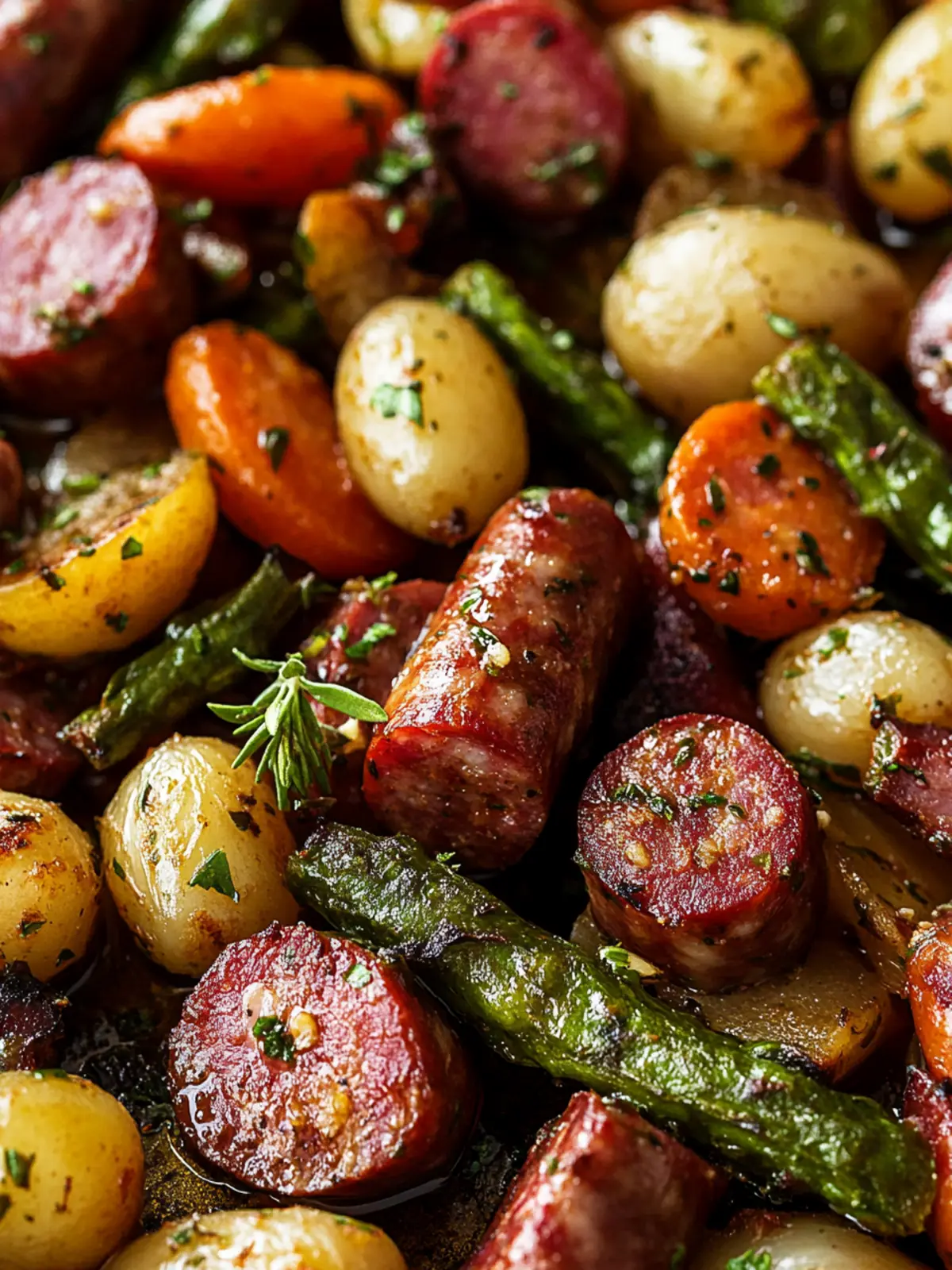 Kielbasa Sheet Pan Dinner