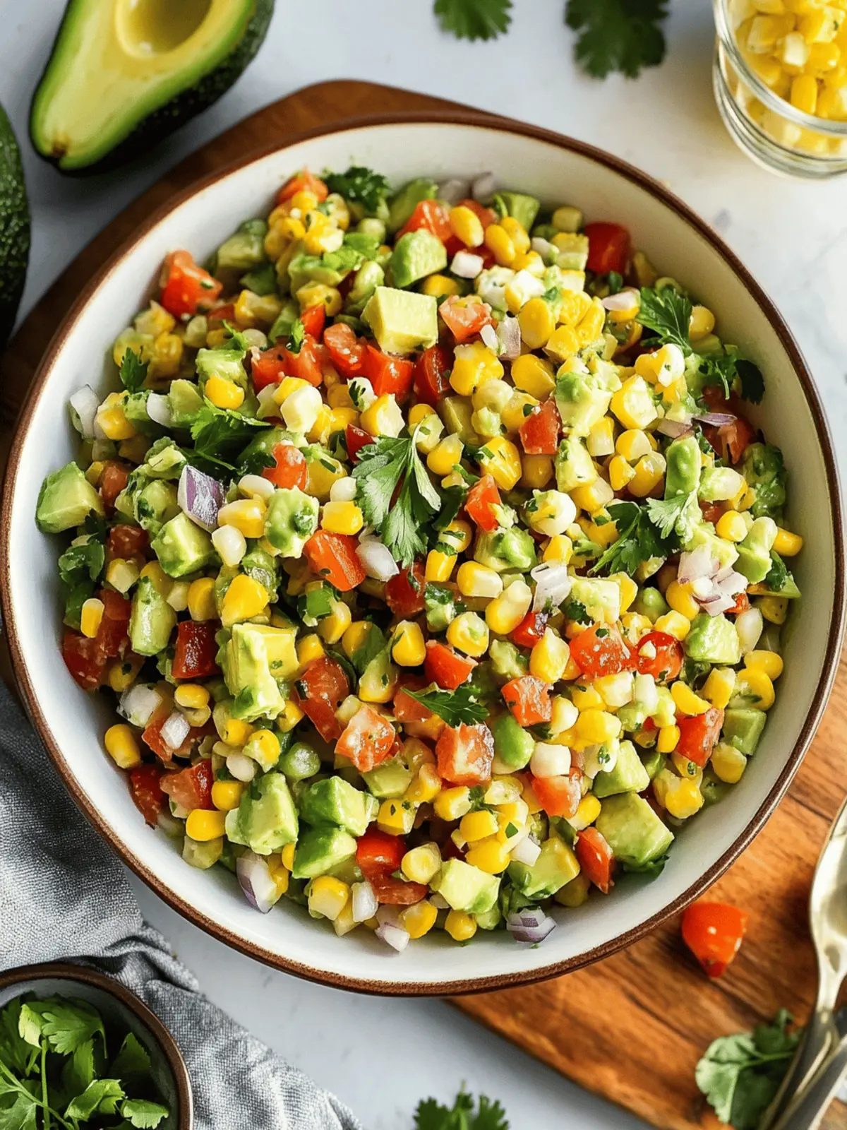 Avocado Corn Salad