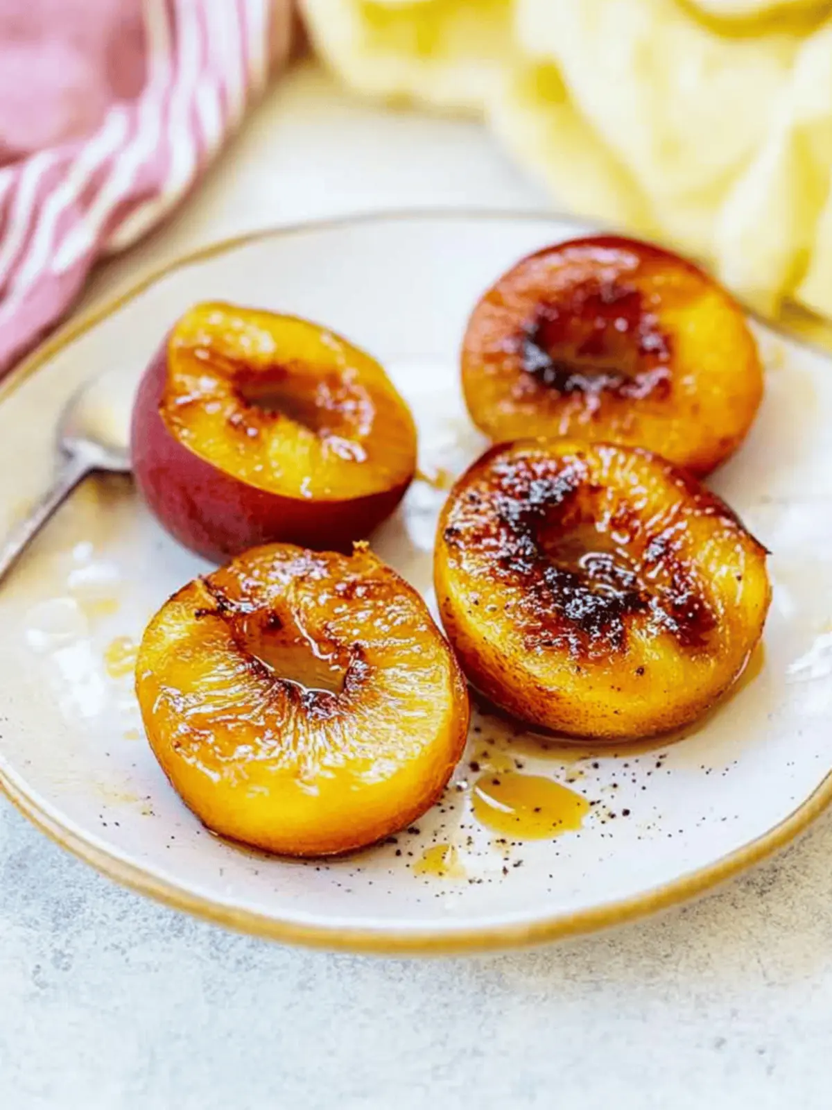 Easy Air Fryer Peaches