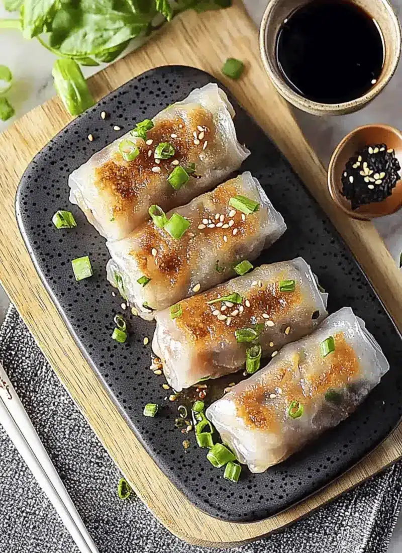 Crispy Rice Paper Dumplings