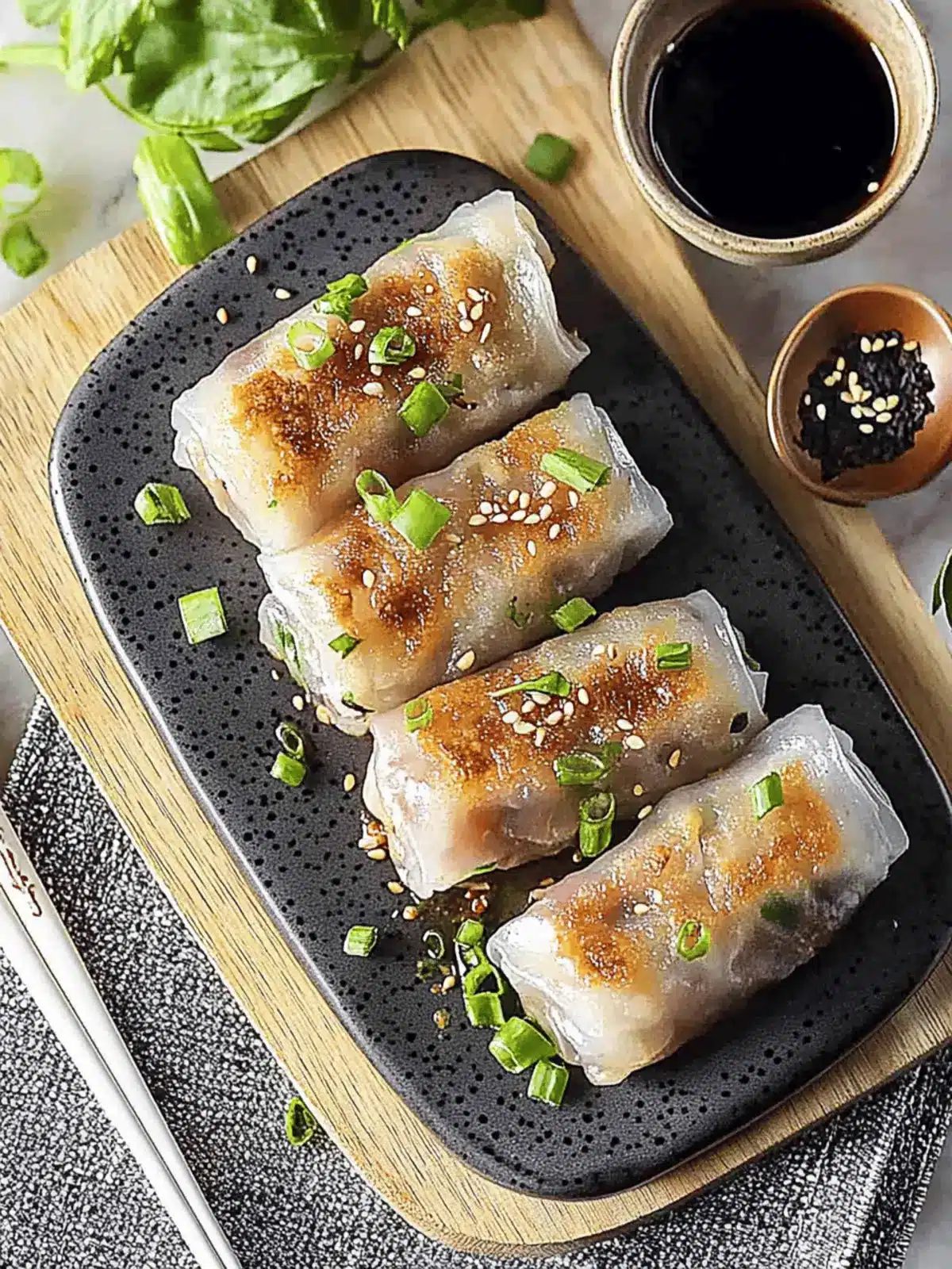 Crispy Rice Paper Dumplings