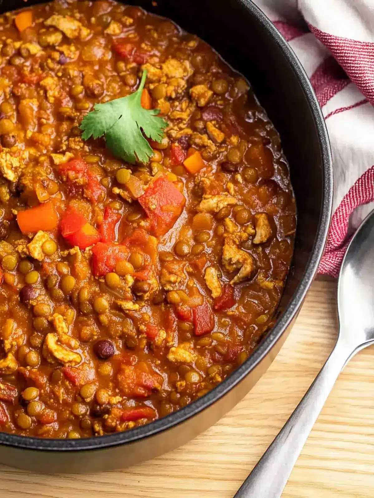 Delicious Lentil Turkey Chili for Heartwarming Meals at Home 2 Lentil Turkey Chili