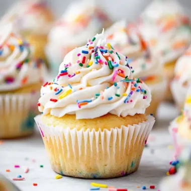 Homemade Funfetti Cupcakes
