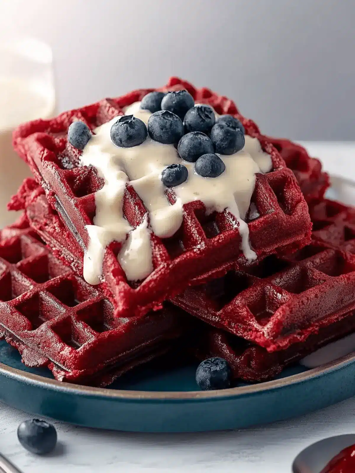 Red Velvet Waffles Recipe