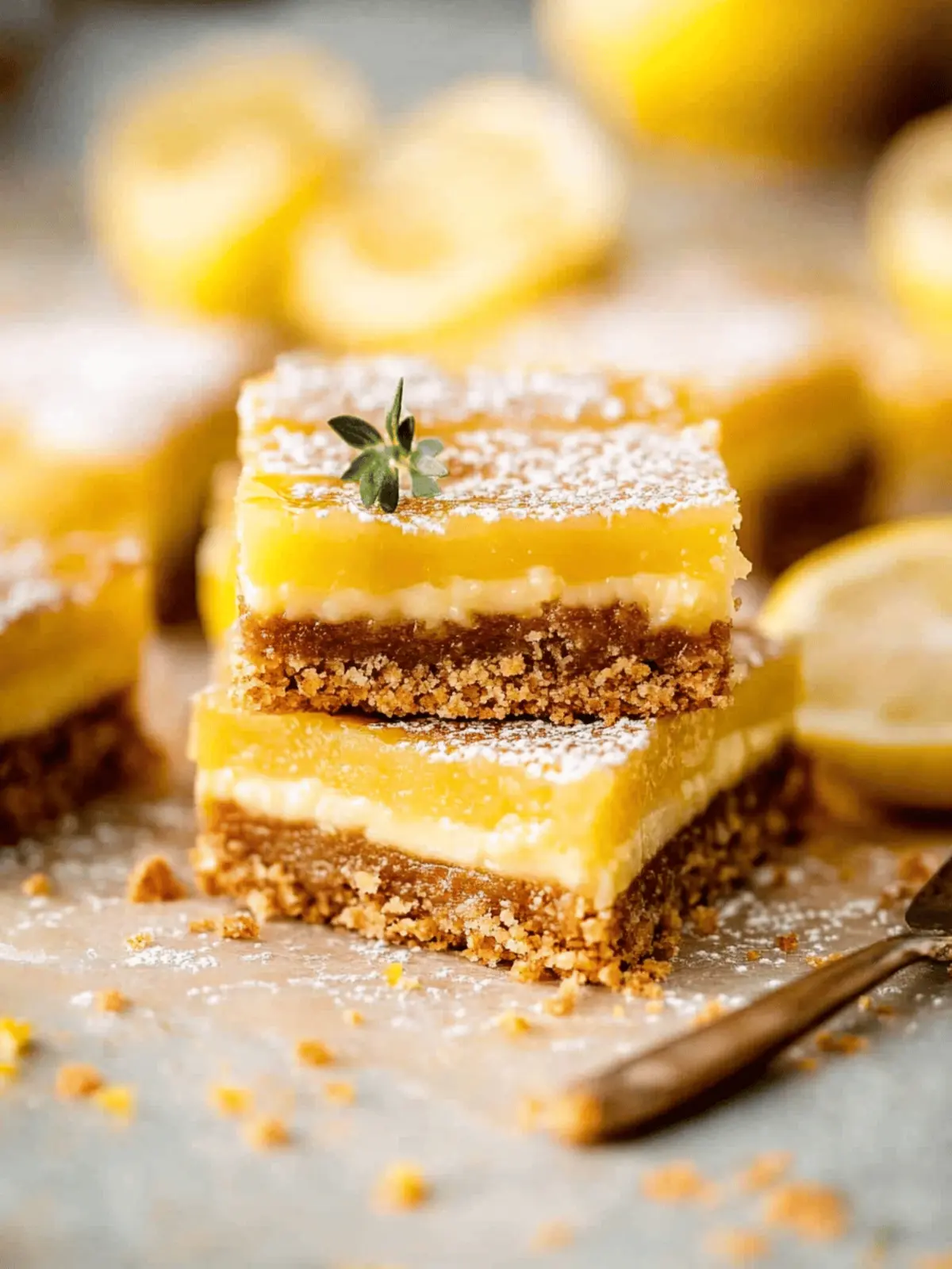 Delicious Lemon Bars with Graham Cracker Crust for Summer Fun 2 Lemon Bars with Graham Cracker Crust