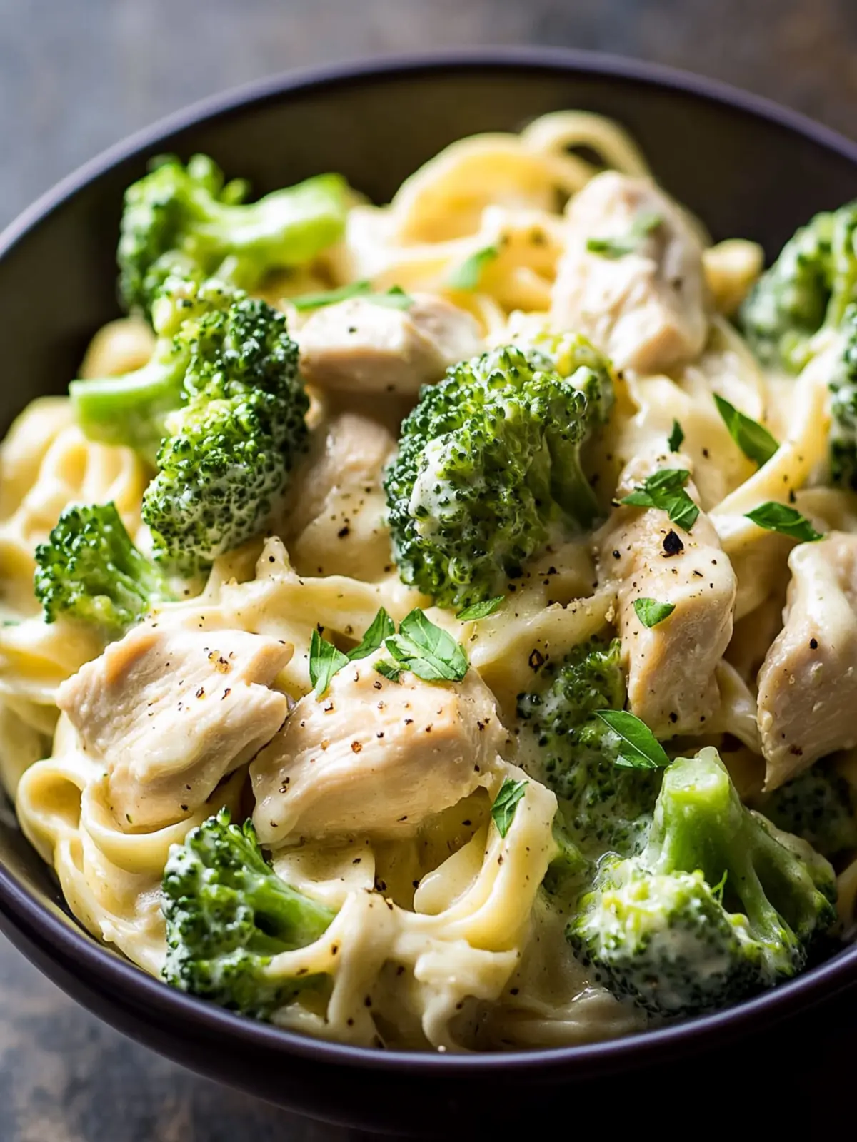 Crock Pot Chicken Alfredo with Broccoli
