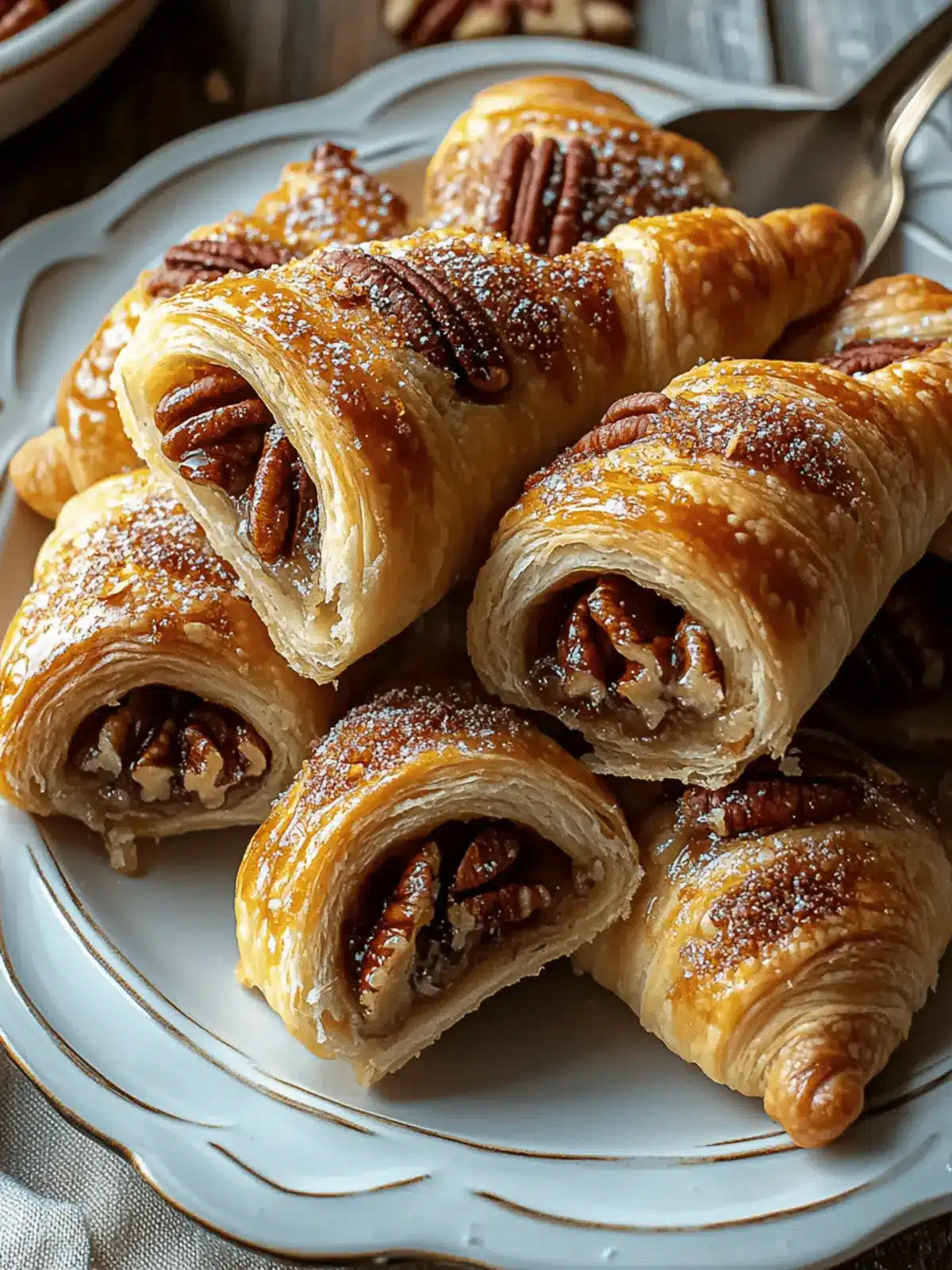 Pecan Pie Crescent Rolls