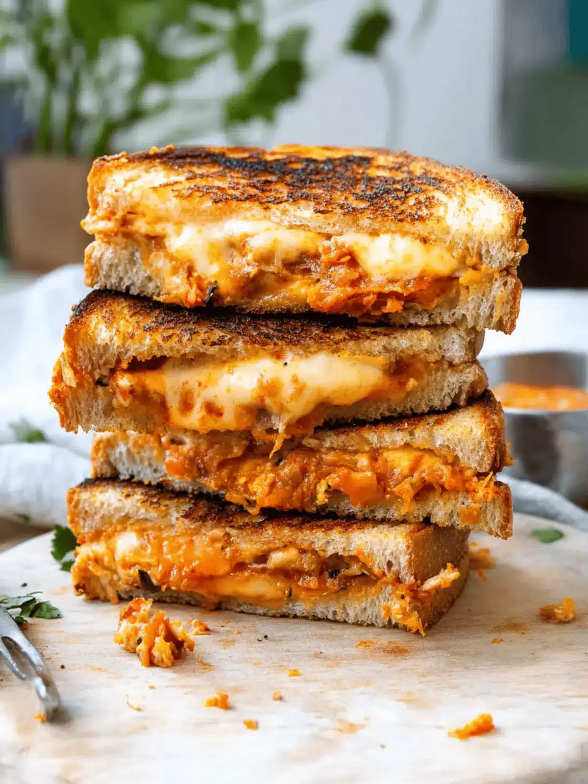Spicy Kimchi Grilled Cheese Sandwich for Bold Flavor Lovers 3 Kimchi Grilled Cheese Sandwich