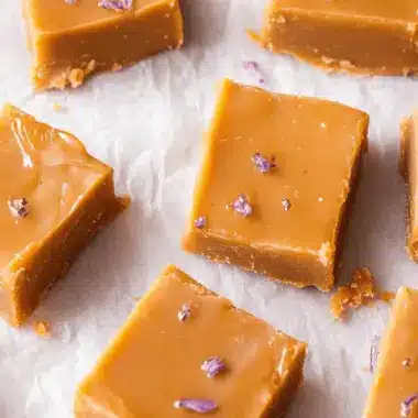 Crockpot Salted Caramel Fudge